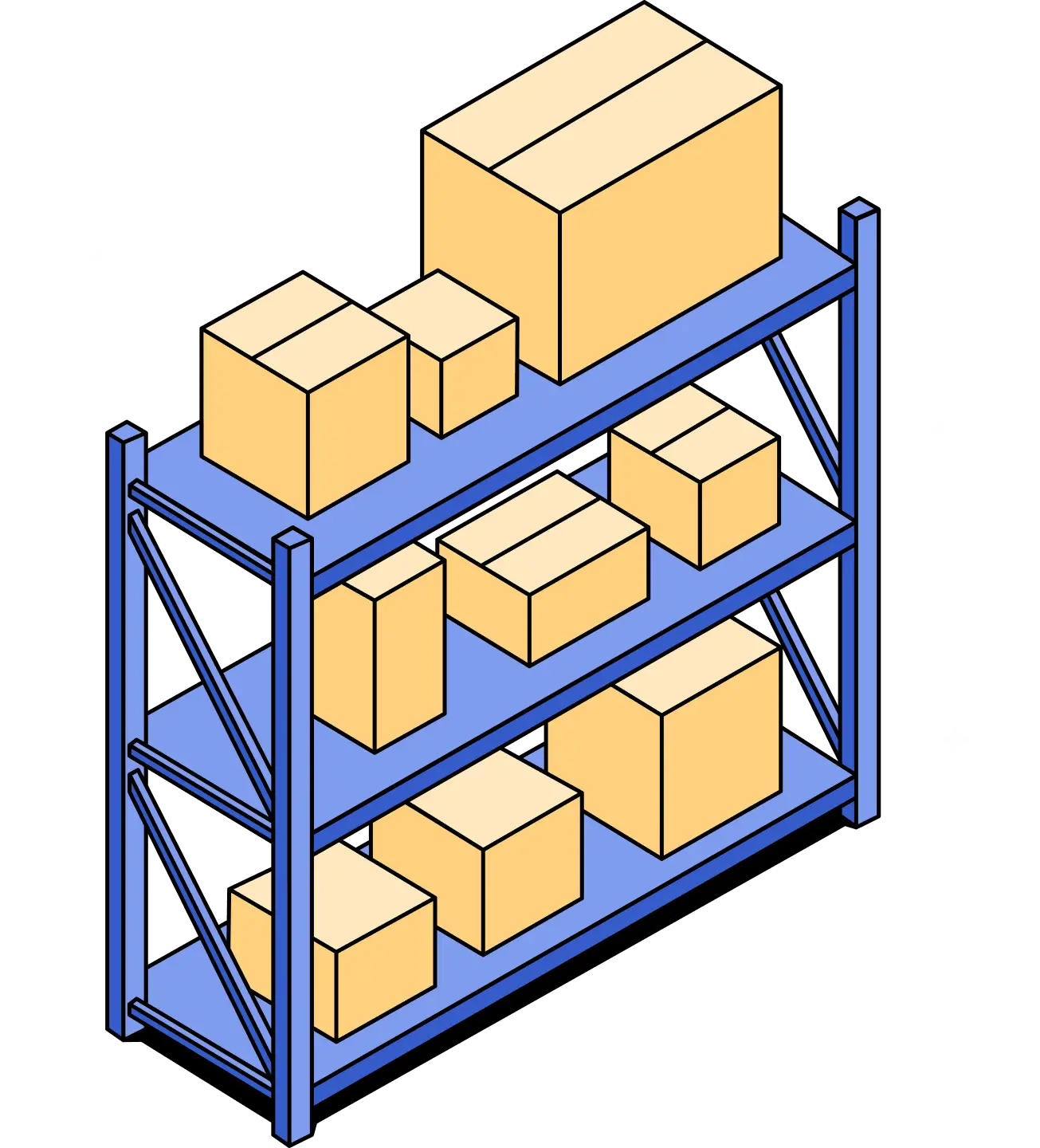 Warehousing illustration